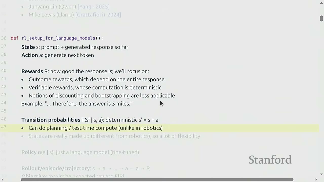 Python code: highlighting that planning/test-time compute is possible.