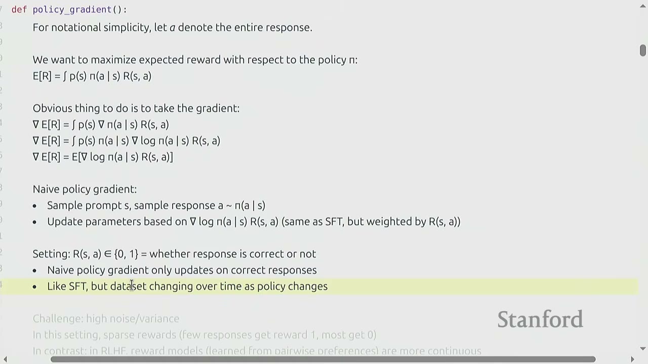 Python code: highlighting that the dataset changes over time like policy changes.
